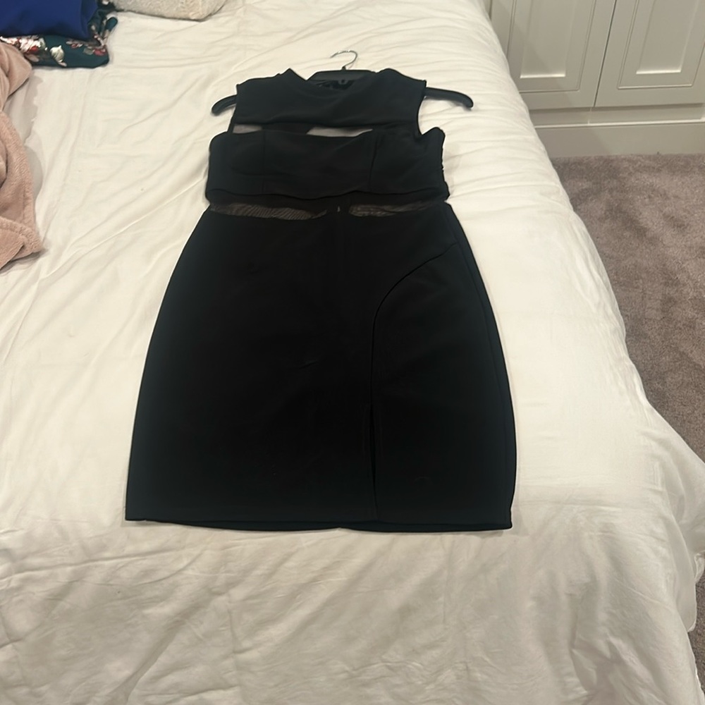 black dress